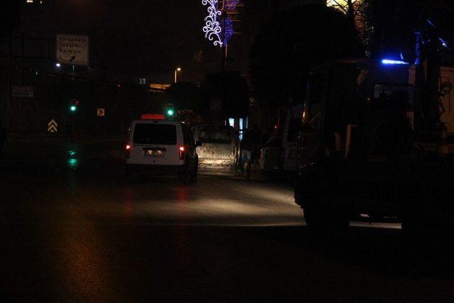 Beyoğlu’nda Polis Aracı Alev Alev Yandı