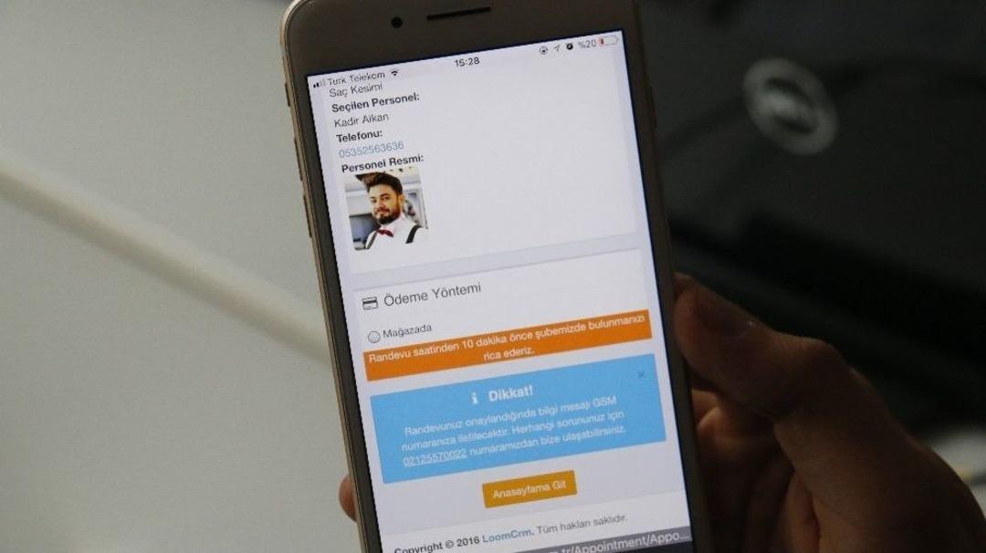 (&ouml;zel) Bilişimci Kuaf&ouml;r&uuml;n Sıra Bekletmeyen Uygulaması