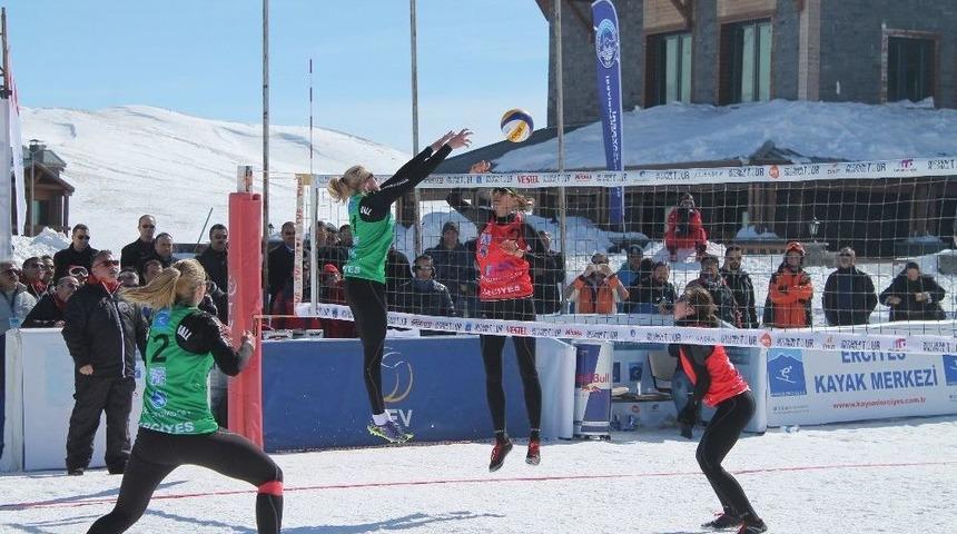 Erciyes Avrupa Kar Voleybolu Kupası Başlıyor