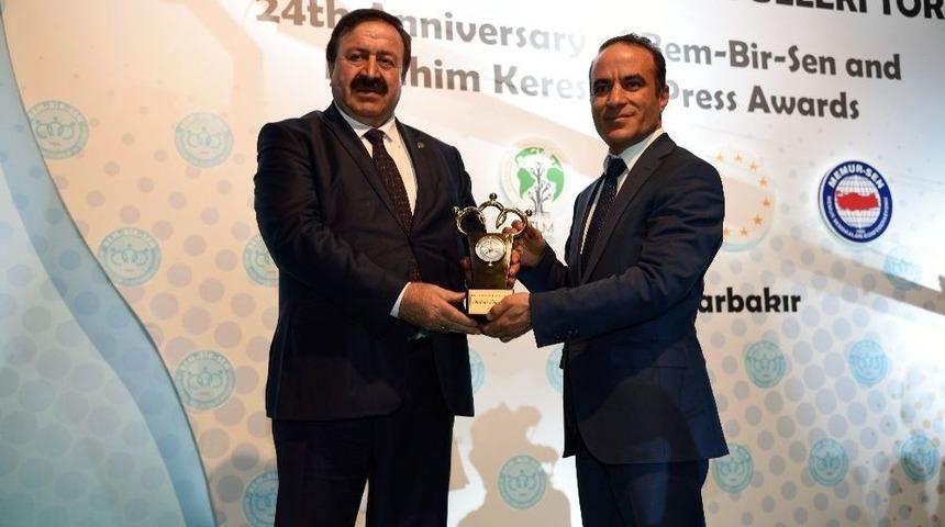 Bem-bir-sen 2018 Yılı İbrahim Keresteci Basın &Ouml;d&uuml;lleri Sahiplerini Buldu