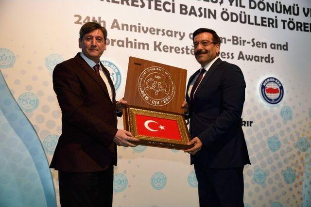 Bem-bir-sen 2018 Yılı İbrahim Keresteci Basın Ödülleri Sahiplerini Buldu