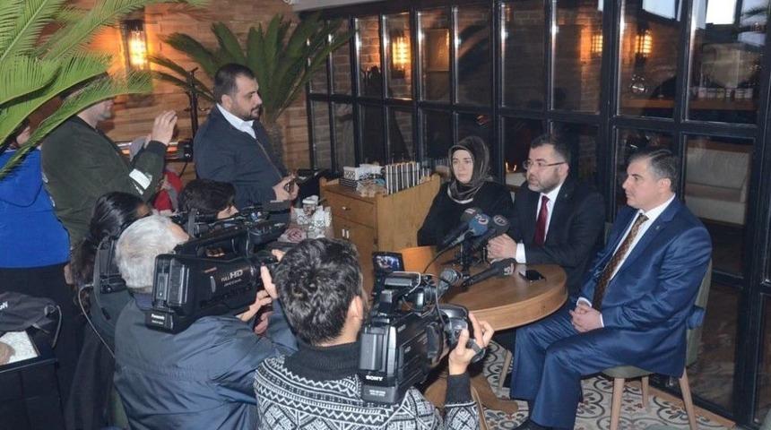 Ak Parti İl Başkanı Keskin, Gazetecilerle Sohbet Etti