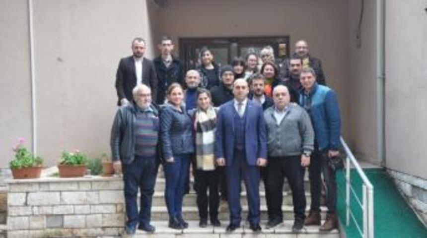 Kaymakam Can, Gazetecileri Ağırladı