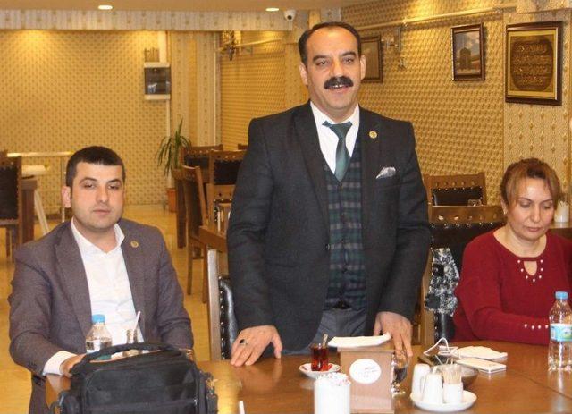 Siirt Sağlık-sen Şubesi Gazetecilerle Bir Araya Geldi