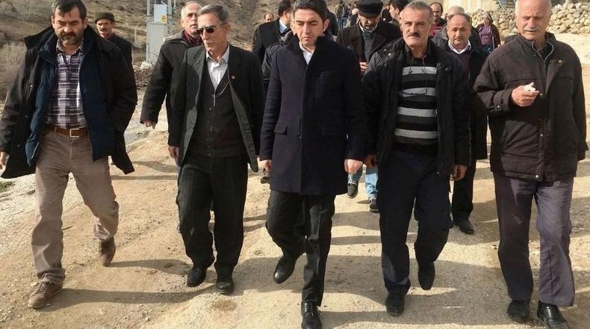 Chp&rsquo;den Maden Ocağına Tepki G&ouml;steren K&ouml;yl&uuml;lere Destek