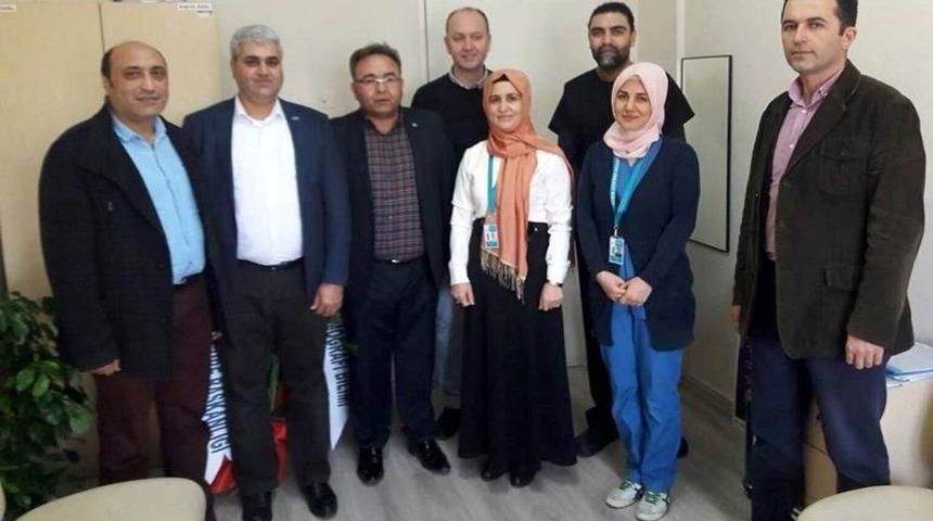 Aydın Sağlık-sen&rsquo;den Atat&uuml;rk Devlet Hastanesi&rsquo;nin Yeni Y&ouml;netimine Ziyaret