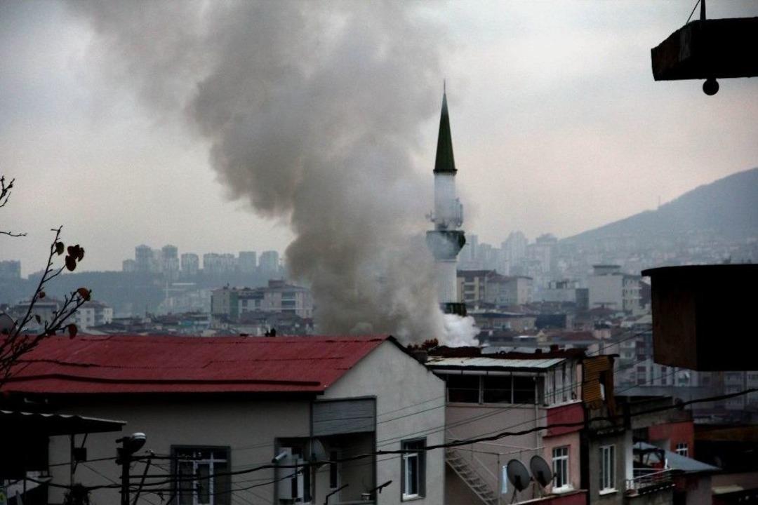 Samsun&rsquo;da Korkutan Yangın