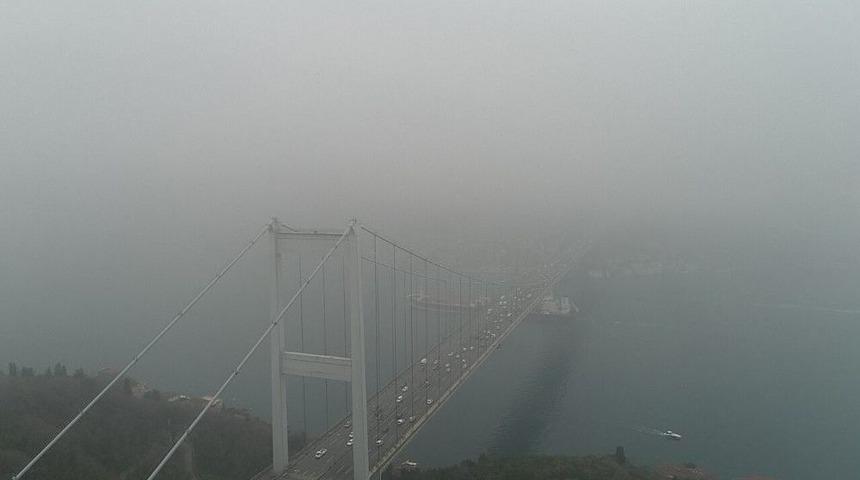 (&ouml;zel) Sis Altındaki Fatih Sultan Mehmet K&ouml;pr&uuml;s&uuml; Havadan G&ouml;r&uuml;nt&uuml;lendi