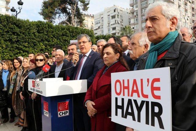 Chp’den Ohal Tepkisi