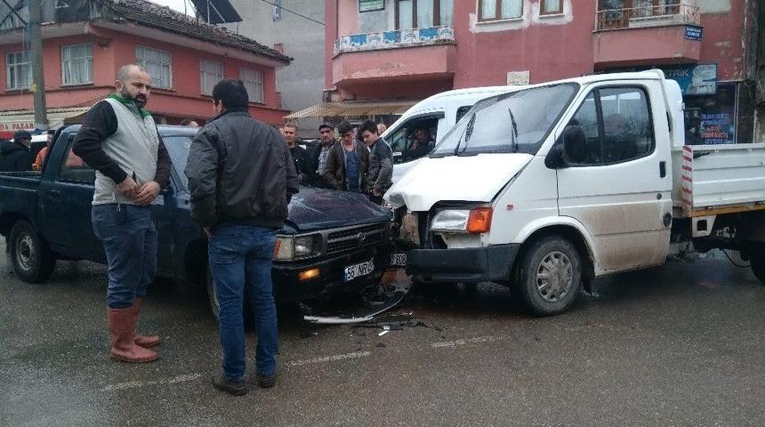 Bafra&rsquo;da Kaza: 1 Yaralı