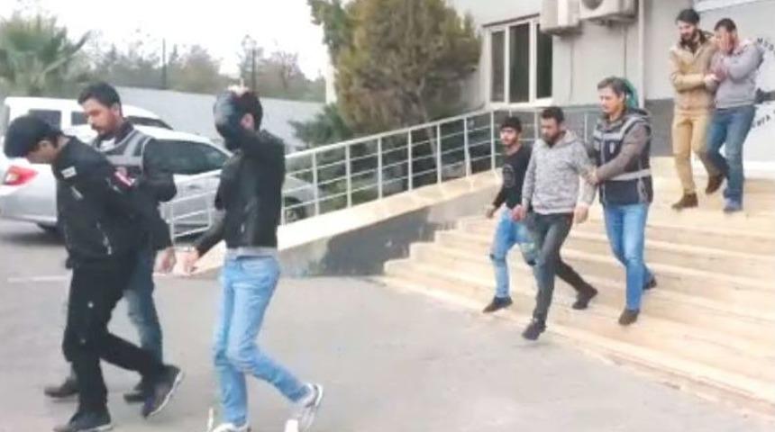 İş Yerinde Hırsızlık Yapan Suriye Uyruklu 5 Kişi Yakalandı