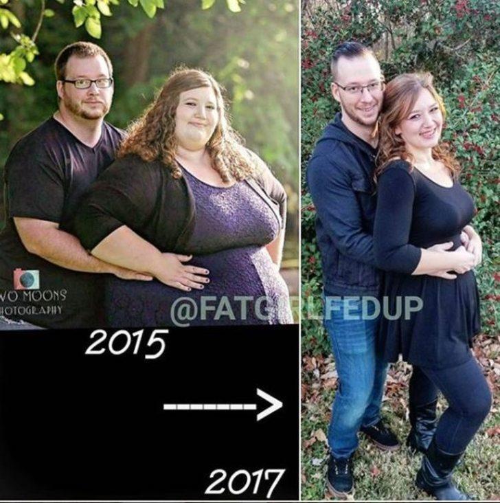 İnanılmaz değişim! 2 yılda 200 kilo verdiler G3