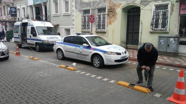 Çayiçi Caddesinde Park Yasağı Uygulaması