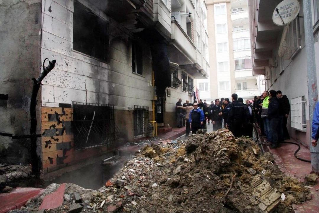 Samsun&rsquo;da Doğalgaz Patladı, Ortalık Savaş Alanına D&ouml;nd&uuml;