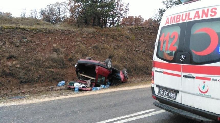 Ankara&rsquo;da Trafik Kazası: 2 Yaralı
