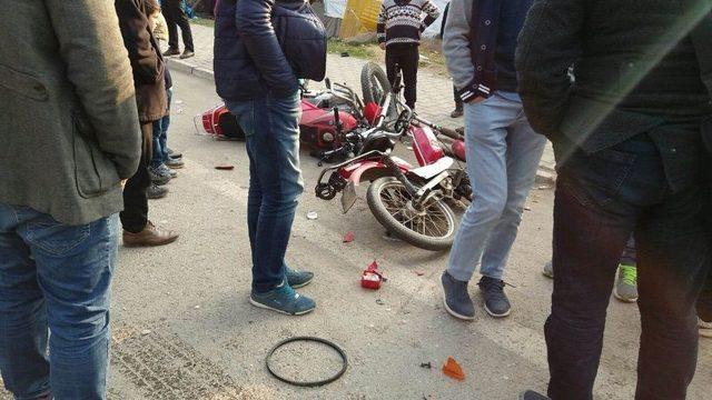 Siverek’te Motosiklet Kazası: 2 Yaralı