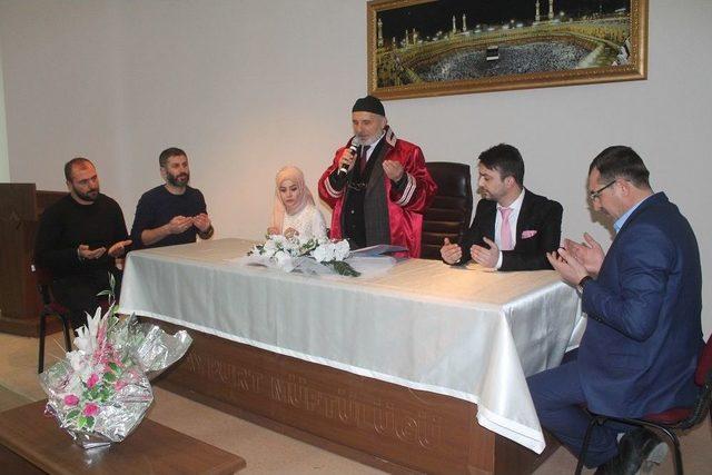 Bayburt’ta Müftü İlk Kez Nikah Kıydı