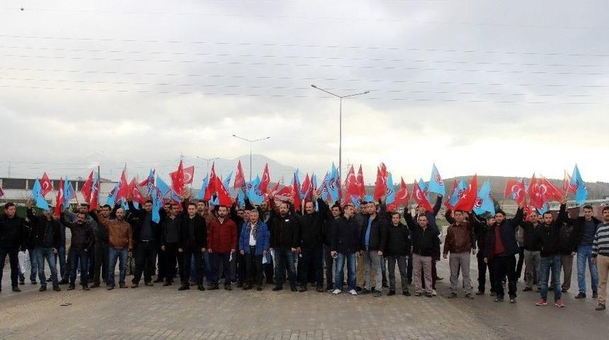 Denizli’deki Metal İşçilerinden ‘zam’ Eylemi
