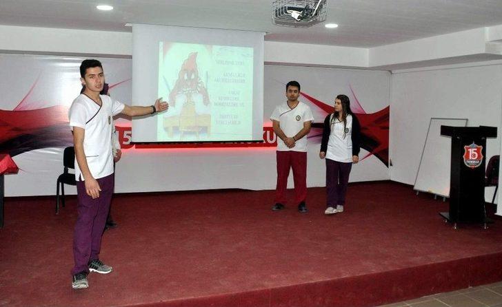 Sağlık Meslek Liseli Öğrenciler Veremle Savaşa Dikkat Çekti G5