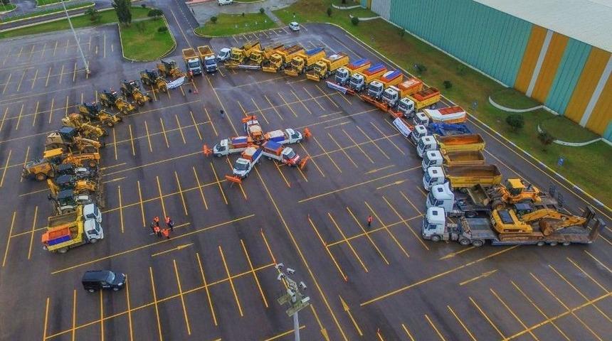 B&uuml;y&uuml;kşehir Ekipleri Karla M&uuml;cadele İ&ccedil;in Teyakkuzda