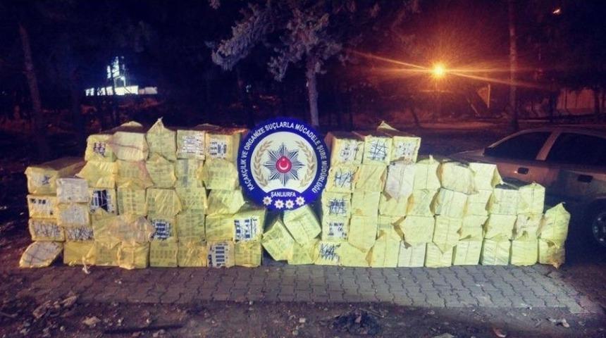 Şanlıurfa&rsquo;da Ka&ccedil;ak Sigara Operasyonu