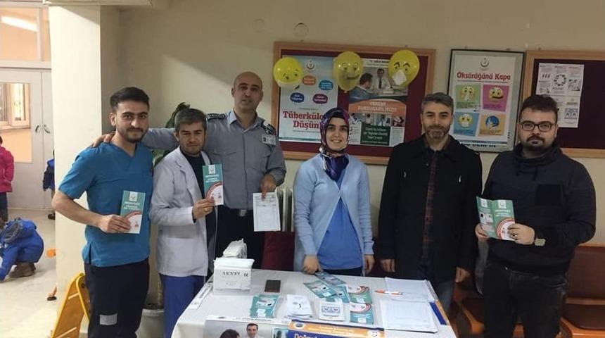 Bah&ccedil;e&rsquo;de Verem Bilgilendirme Standı A&ccedil;ıldı