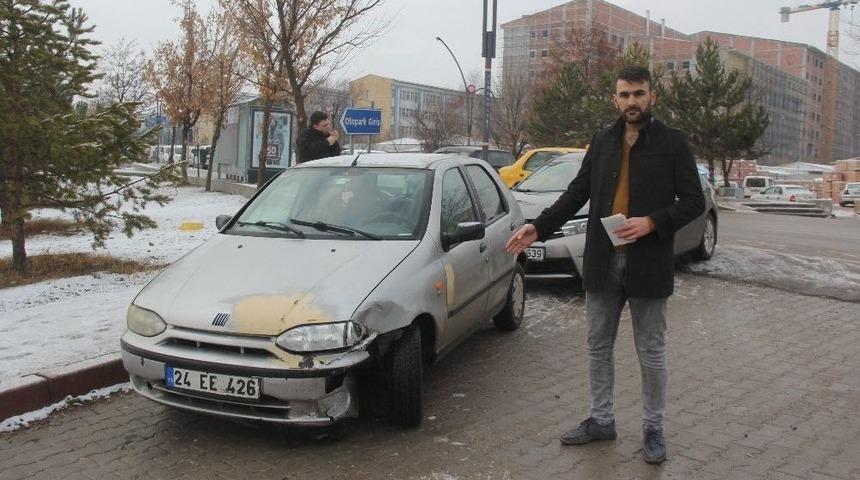 Kaza Yapan Sürücünün Anlayışı Şaşırttı