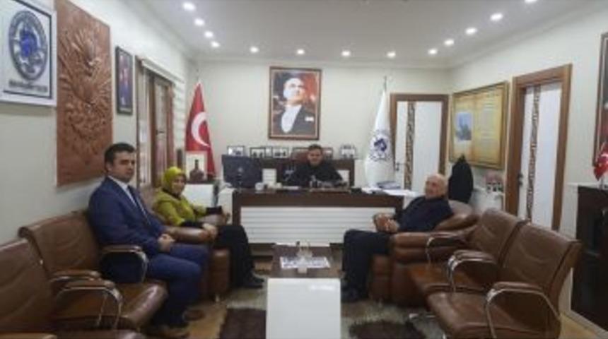 Başkan Yalçın Ve İl Milli Eğitim Müdürü Durmuş Bir Araya Geldi