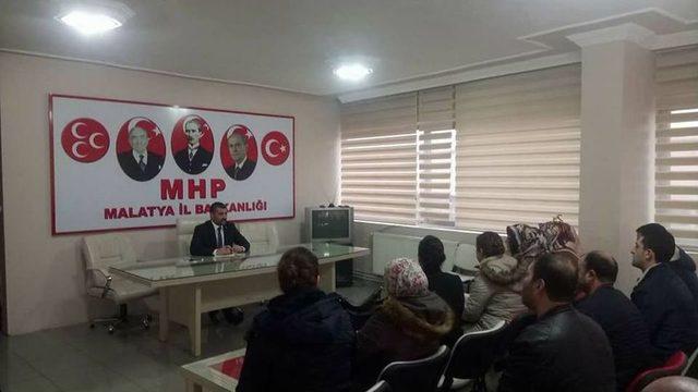 Mhp İl Başkanı Avşar, Taşeron İşçilerin Sorunlarını Dinledi