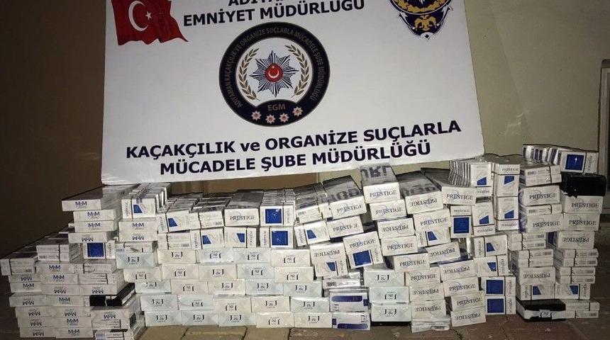 Adıyaman&rsquo;da Ka&ccedil;ak Sigara Ele Ge&ccedil;irildi