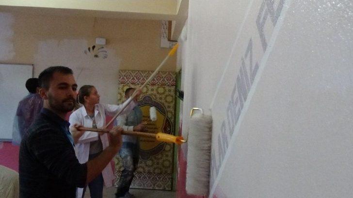 (özel Haber) Fedakar Öğretmenler Okullarını Eğitim-öğretime Hazırlıyor G3