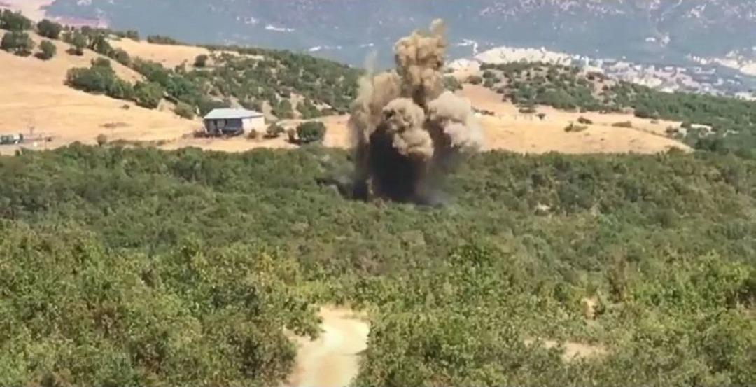 Tunceli&rsquo;de Pkk&rsquo;nın Kullandığı 2 Sığınak İmha Edildi