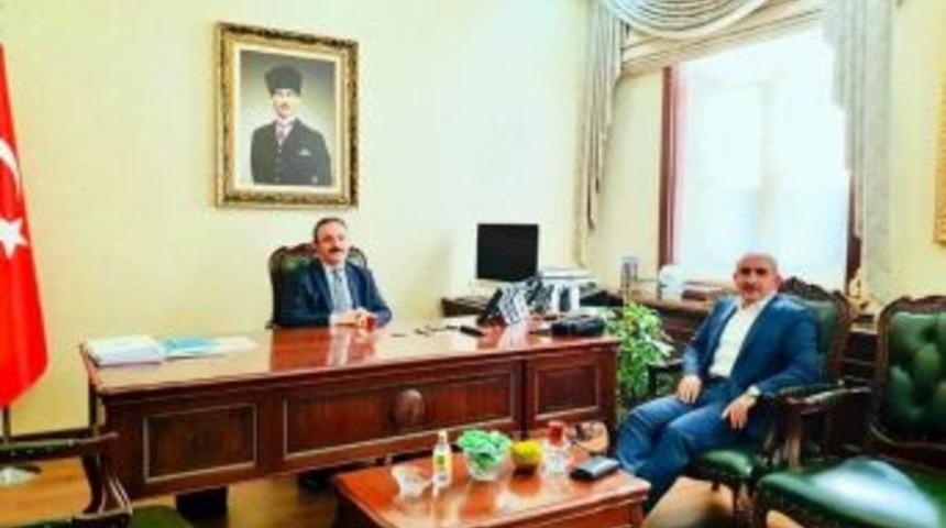 Başkan Kara Başkan Yardımcısı &Ccedil;ataklı&rsquo;yı Ziyaret Etti