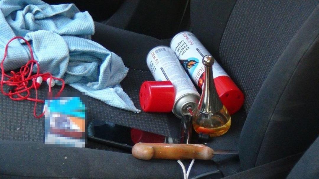 &Ccedil;akmak Gazını &Ccedil;ekerek Ara&ccedil;ta Sızdı