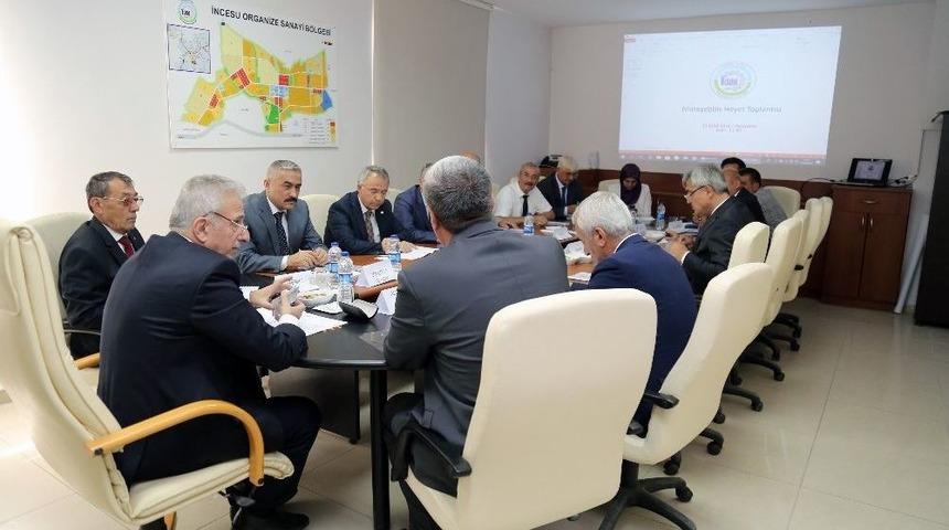 İncesu Osb Müteşebbis Teşekkül Heyeti Toplantısı Yapıldı