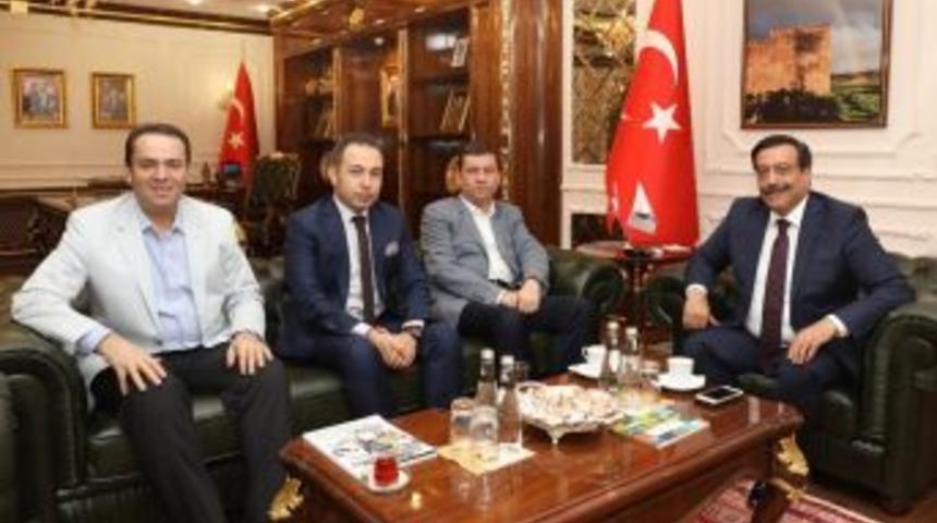 Bağlar Ve Ergani&rsquo;den Başkan Atilla&rsquo;ya Ziyaret