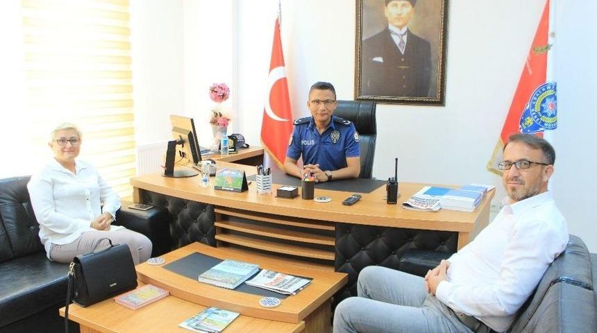 Emniyet M&uuml;d&uuml;r&uuml; Ve Jandarma Komutanına Hayırlı Olsun Ziyareti