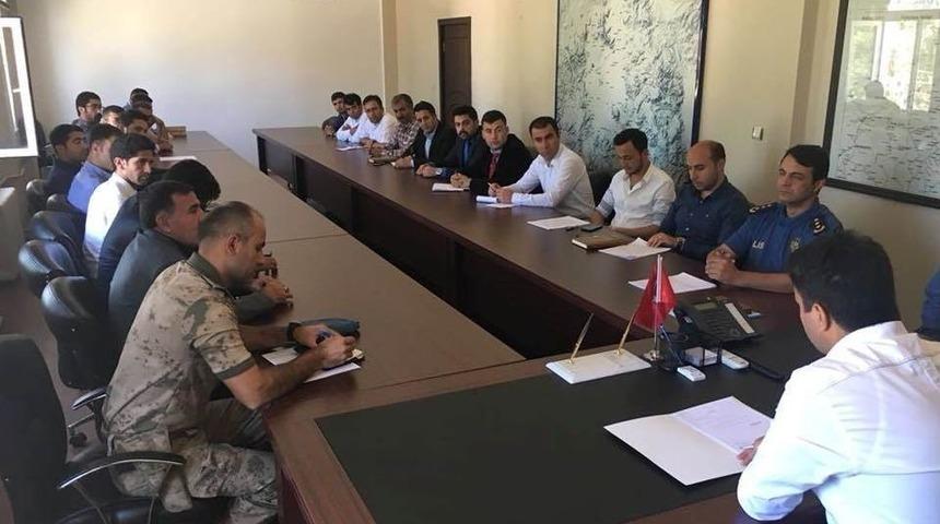 &Ccedil;aldıran&rsquo;da "okul G&uuml;venliği Değerlendirme Toplantısı" Yapıldı