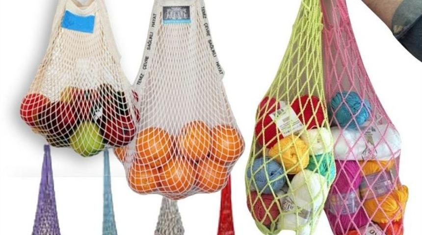 &Ccedil;evreye Ve Doğaya Duyarlı Belediyeden Kağıttan Yapılmış Kese Kağıdı Ve File