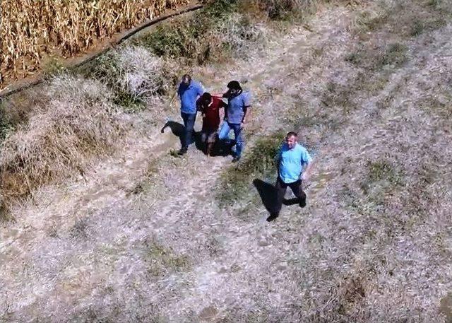 Çanakkale’de Drone İle Nefes Kesen Kovalamaca