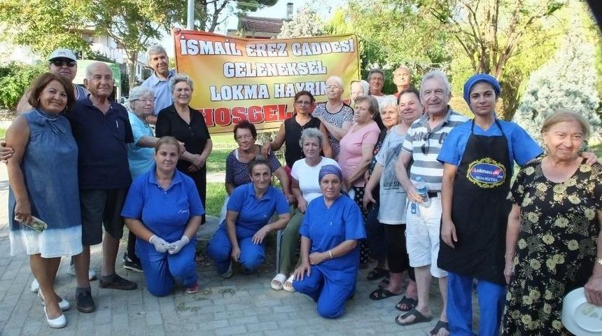 Burhaniye’de Mahalleli İmece İle Lokma Hayrı Yaptı