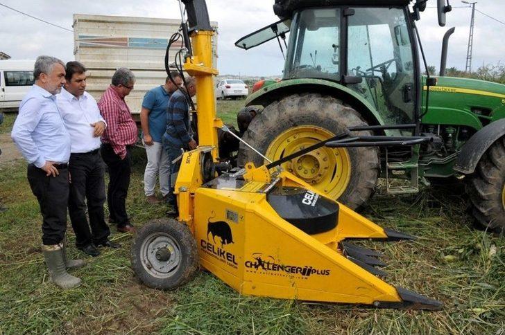 Rektör Bilgiç Traktörle Hasat Yaptı G5