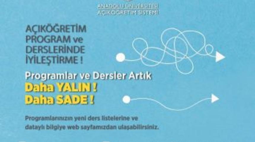 Aöf Öğrencileri Dikkat, Ders Programları Güncellendi