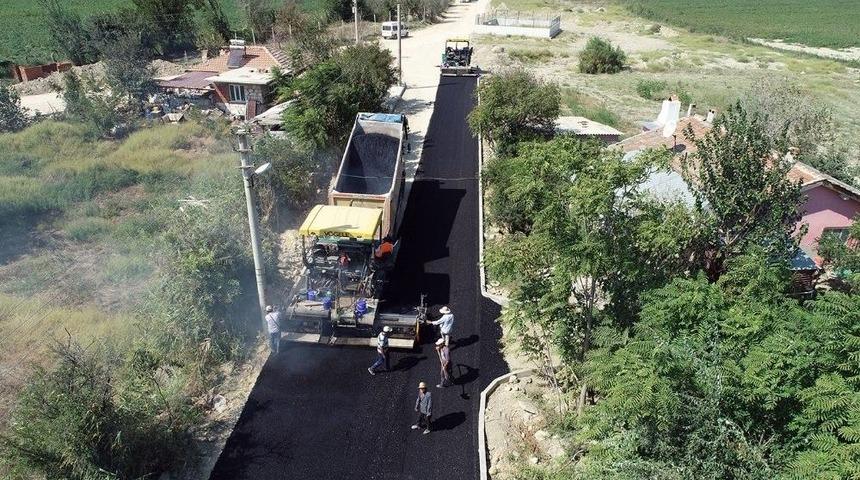 Aşağışamlı Mahallesi&rsquo;nde Her Sokak Asfaltlanıyor