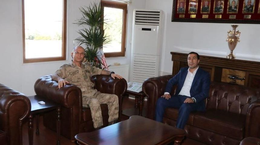 Başkan Kahraman&rsquo;dan Asayiş Kolordu Komutanı T&uuml;mgeneral İlbaş&rsquo;a Hayırlı Olsun Ziyareti