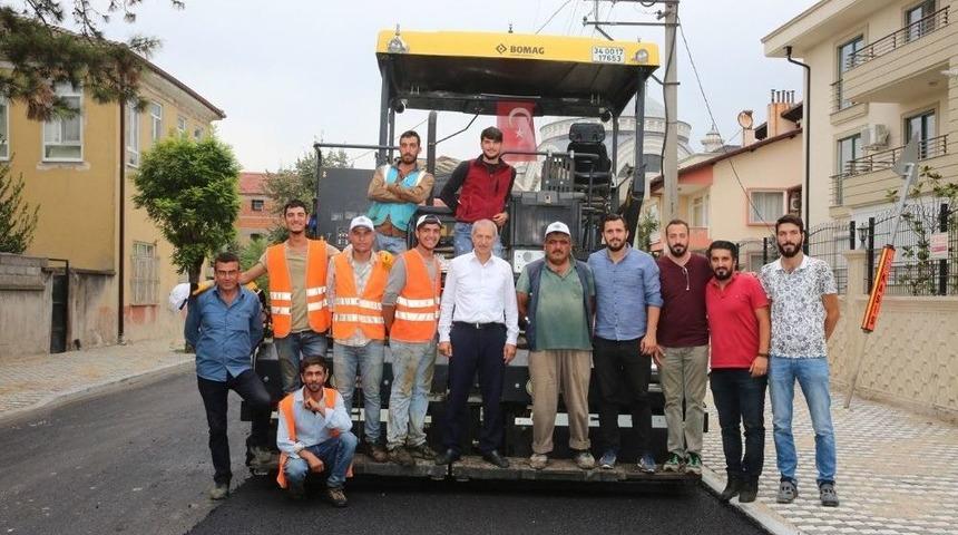 Başkan Dişli, Asfalt Çalışmalarını İnceledi