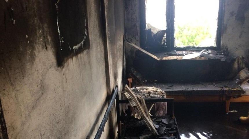 Ak&ccedil;akoca&rsquo;da Yangın