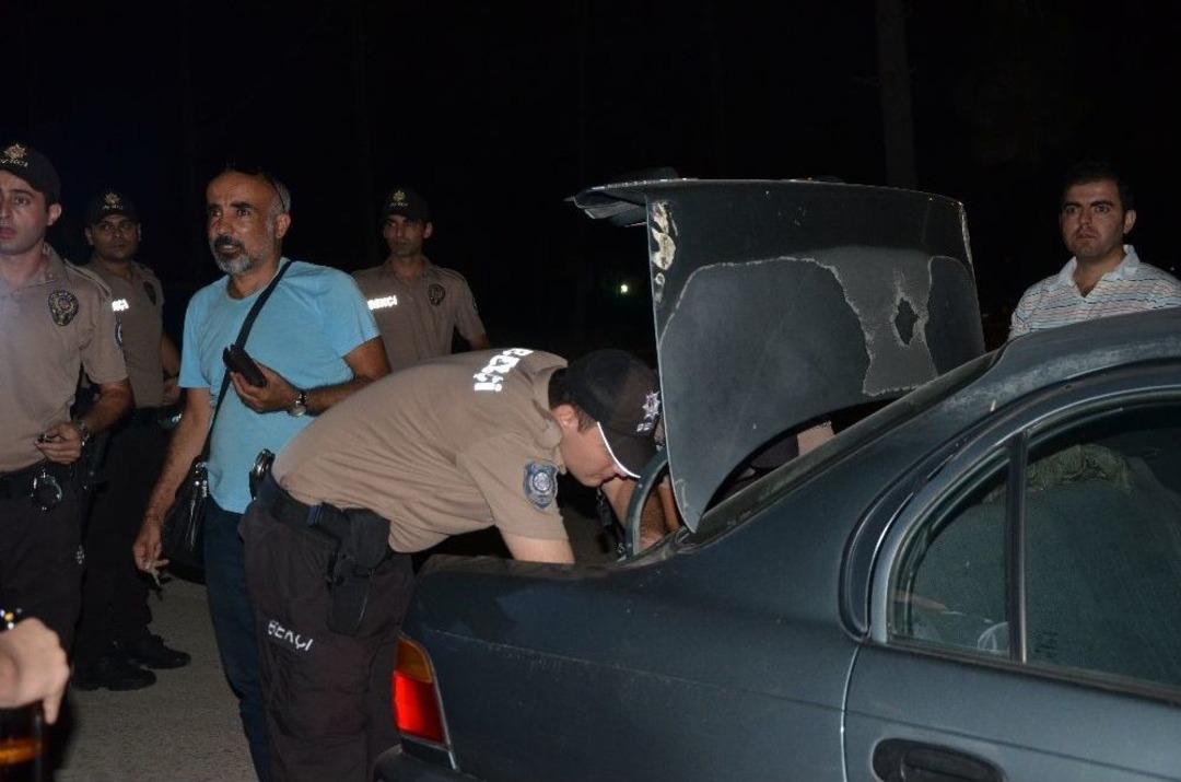 &Ccedil;amlık Alanda Alkol Alanlara Polis Ve Bek&ccedil;ilerden Uygulama