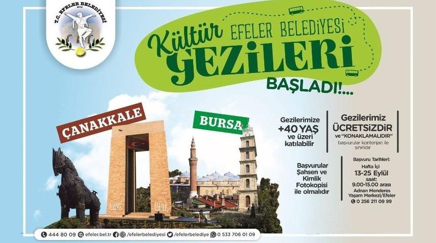 Efeler Belediyesi K&uuml;lt&uuml;r Gezileri İ&ccedil;in Başvurular Başladı