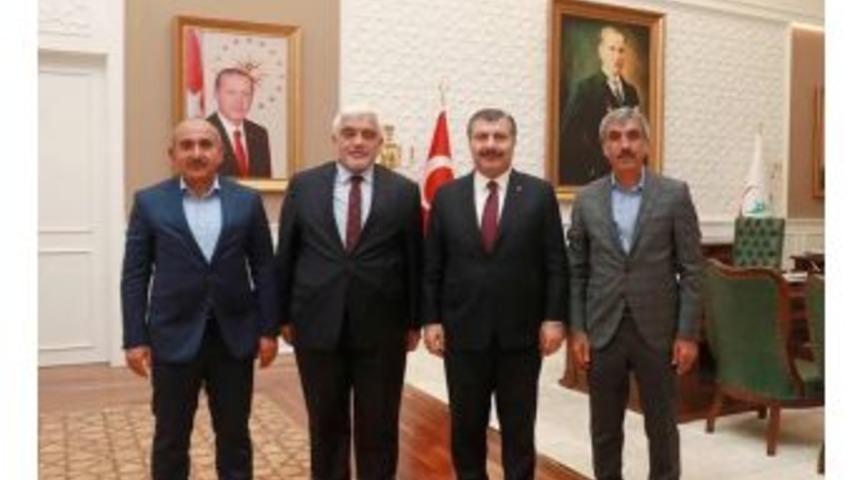 Kilis Heyetinden Bakan Koca&rsquo;ya Ziyaret